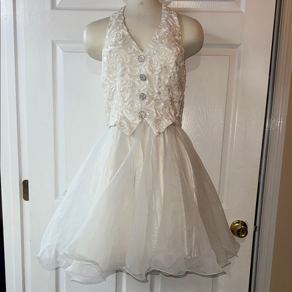 Elegant White womens  Dress